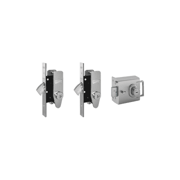 Banham L2000 and M2002 (x2) Lock Kit Satin Chrome