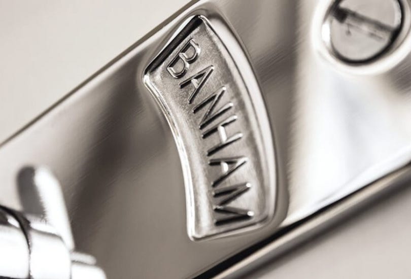 A close-up image of a Banham lock which meets the BS3621 standards.